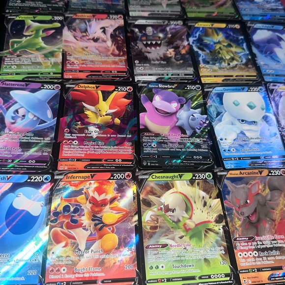 Pokemon Card Lot 60 OFFICIAL TCG Cards 15 HOLOS  + 2 IR/VSTAR / VMAX/IR OR EX - Picture 6 of 15